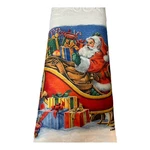 Vtg Workshop Santas Best Christmas Tree Skirt Table Cover 42 Made In Usa. Fixed Price $14.99.