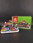 Santa Drive Diner Enchanted Forest Led Christmas Village Lighted Building. Fixed Price $50.00.