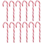 Northlight 12CT Pink White Red Peppermint Candy Cane Christmas Ornaments 7". Fixed Price $16.49.