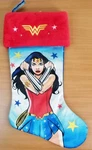 Wonder Woman Christmas Stocking Preowned Grupo Ruz 2018. Fixed Price $5.00.