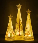 Red Co. 3GLASS Christmas Tree Figurine Ornaments Led Light-up Deer Holiday Decor. Fixed Price $71.99.