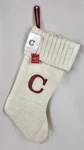 New Wondershop Target Knit Monogram White & Red Christmas Stocking 20" (#xwr). Fixed Price $11.95.