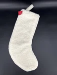 Wondershop At Target Faux Shearling Ivory Cream Christmas Stocking. Fixed Price $14.99.