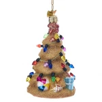 Kurt Adler Noble Gems Sand Christmas Tree Glass Ornament 5IN, Multi Color. Fixed Price $22.17.
