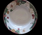 Vtg Tienshan Magnolia Bowl Set Of 2 8 Fine China Soup Holiday Flower Pine Cone. Fixed Price $15.99.