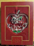 Lenox 2024 Our 1ST Christmas Micky & Minnie Metal Dated Ornament Brand New. Fixed Price $19.99.