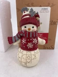 Enesco Jim Shore - Nordic Noel Snowman With Hat (5") #6015484. Fixed Price $40.50.