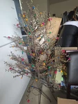 Ge 5 Ft Winterberry Pre-lit 200 Led Sugar Plum Lights Brown Branch Tree Multi. Fixed Price $120.00.