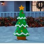 Home Accents Holiday 3.5 Ft Led Christmas Tree Indoor Outdoor Inflatable Lights. Fixed Price $28.95.