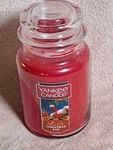 Yankee Candle Christmas Eve Large Jar 22 Oz New Housewarmer Red Festive Santa. Fixed Price $29.95.