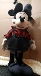 Christmas Decor Disney 19" Minnie Mouse "holiday Greeter" Well Loved.. Fixed Price $15.00.