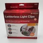 50 Ct Ladderless Christmas Light Gutter Shingle Set Clear New. Fixed Price $14.99.