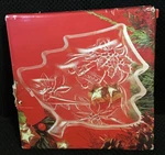 Happy Holidays Home Beautiful WY034/502 Christmas Tree Server 7 1/2 Candy Dish. Fixed Price $6.99.
