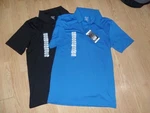 2 Nwt Mens Sams Club Members Mark Performance 50 Upf Polos, Small Bluack & Blue. Fixed Price $24.99.