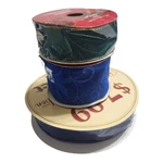Lot Of Christmas Holiday Ribbons Green Gold Wired Blue Glitter Navy 100FT 30FT. Fixed Price $18.99.