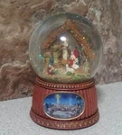 Christmas Nativity Musical Snow Globe Roman Inc. #34320 2011. Fixed Price $19.99.