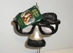 Funny Face Glasses - Old World Christmas Blown Ornament New W/tag 44106. Fixed Price $12.99.