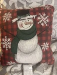 Natco 2020 18X18 Snowman Christmas Pillow.. Fixed Price $15.99.