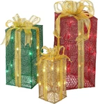 National Tree Company Lit Artificial Christmas D Cor 3-PIECE Set Multi. Fixed Price $140.29.