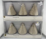 Set Of 6 Ceramic Bell Ornaments - Threshold Designed With Studio Mcgee. Fixed Price $17.99.