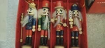 Kurt Adler Wooden Nutcracker Ornaments, 5" (set Of 4). Fixed Price $24.30.