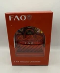New Fao Schwarz Christmas Ornament Shopping Bag Of Toys 4IN Glass. Fixed Price $14.99.