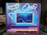 32.8FT Neon Rope Lights Flexible Dimmable Rgb Indoor Outdoor. Fixed Price $25.99.