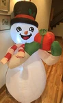 6 Ft Christmas Inflatables Outdoor Snowman Blow Up Yard Decoration Led Lights. Fixed Price $29.12.