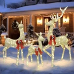 Winemana 5FT Reindeer Christmas Outdoor Decorations, Set Of 3 Extra Large Dee.... Fixed Price $271.32.