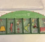 Department 56 Lollysticks Whimsical Fun Christmas Ornaments Set Original Boxes. Fixed Price $45.00.