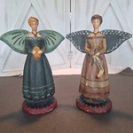 Grace & Glory Angel Wooden Christmas Figuries Becky Geis Hanna/gabby 9.5". Fixed Price $24.99.