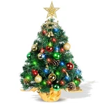 Agirl Tabletop Christmas Tree 22 Inch Mini Artificial With 30 .... Fixed Price $36.43.