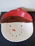 St. Nicholas Square Warm Wishes Snowman Head Bowl Knit Hat Christmas 9" X 7". Fixed Price $10.80.