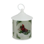 Roman 7.5" B/o Led White Glittered Cardinal Scene Christmas Lantern. Fixed Price $22.49.