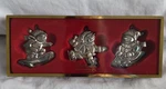 Gorham Silver Plated Snowmen Snowman Christmas Ornament Set Of 3 Never Used. Fixed Price $22.97.