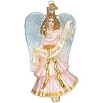Old World Christmas Nativity Angel Glass Ornament Free Box 10238. Fixed Price $22.98.