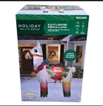 Holiday Living 6.5 Foot Inflatable Pinata Llama Led Lights Feliz Navidad Gemmy. Fixed Price $70.99.