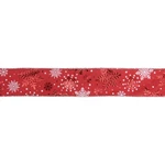 Northlight Metallic White Snowflakes Christmas Wired Ribbon 2.5" X 16 Yards. Fixed Price $23.93.