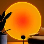 Sunset Lamp Projection Rotation Rainbow Led Romantic Visual Light Ne.... Fixed Price $20.98.