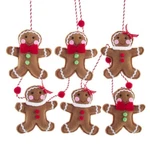 Kurt Adler Plush Fabric Gingerbread Christmas Garland Tree Decor 6' Long T2980. Fixed Price $25.99.
