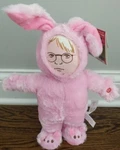 Ralphie Bunny Suit Pink Christmas Story Animated Musical Gemmy Toy Decor New. Fixed Price $61.06.