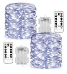 Linhai Exsuss Fairy Lights 33FT 100 White Two Pack Led Battery Operated New. Fixed Price $23.00.