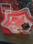 Mikasa Christmas Star Tree Candy Dish 1/4 950/210 Nib Clear Glass Holidays. Fixed Price $15.00.