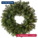 National Tree Company 24 In Pre-lit Norwood Fir Artificial Christmas Wreath,. Fixed Price $95.18.