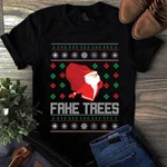 Fake Trees Santa Claus Christmas Xmas Gift Funny Tshirt. Fixed Price $26.95.