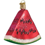 Old World Christmas Blown Glass Ornament, Watermelon Wedge, Fruit Collection. Fixed Price $16.04.