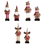 Christmas Doll Santa Claus Snowman Elk Plush Toys Xmas Holiday Decoration. Fixed Price $10.17.