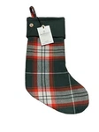 Winter Plaid Woven Christmas Stocking Green/red - Hearth & Hand With Magnolia. Fixed Price $9.99.