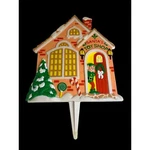 Jsny Santas Toy Shop Elf Plastic Christmas Yard Lawn Stakes Decor 1990S. Fixed Price $24.00.