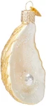 World Christmas Oyster With Pearl Glass Blown Ornament Gold, White,. Fixed Price $26.99.